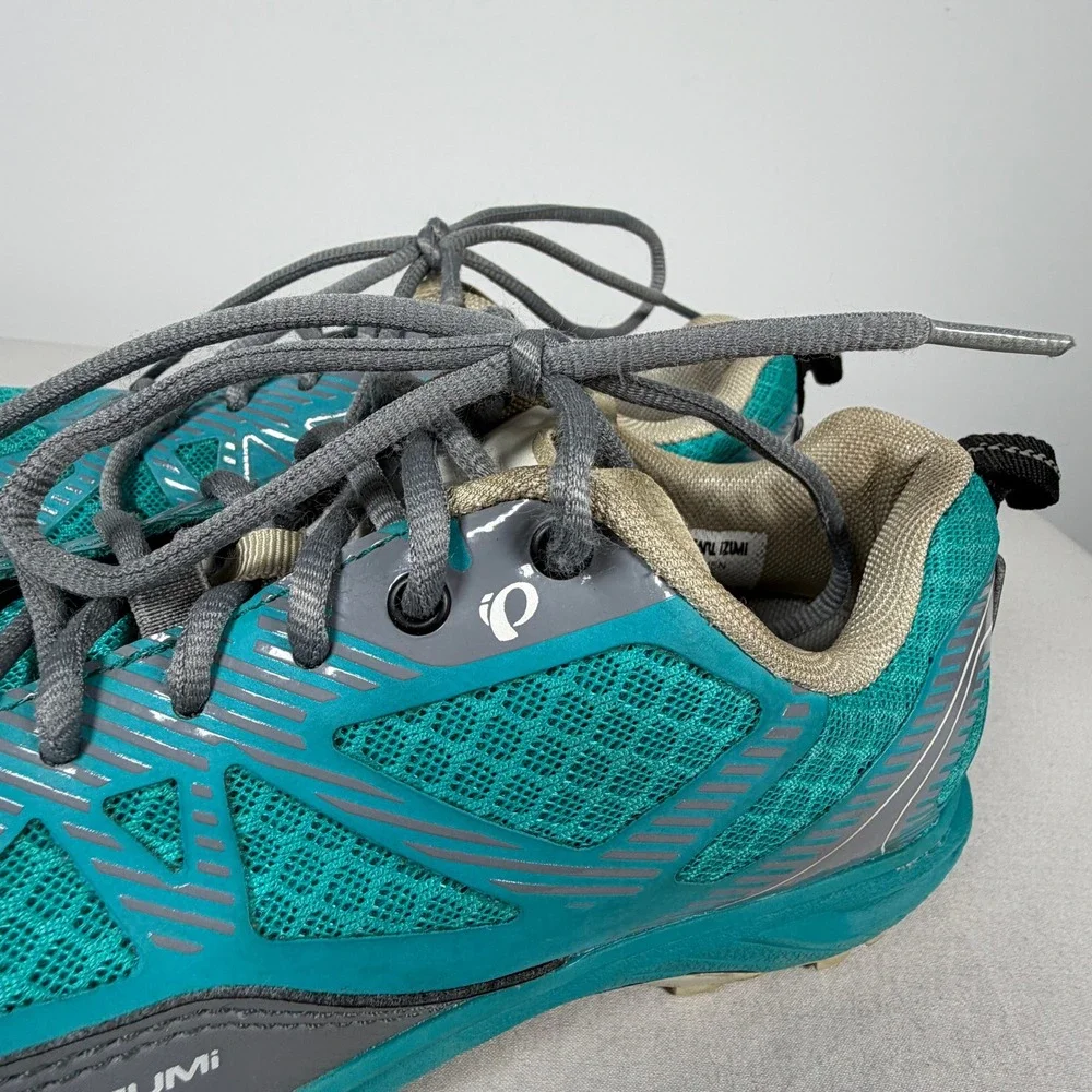 Pearl Izumi Womens‎ X-Alp Seek VII Teal Mountain Bike Trail Shoes EUR 39 US 8.5